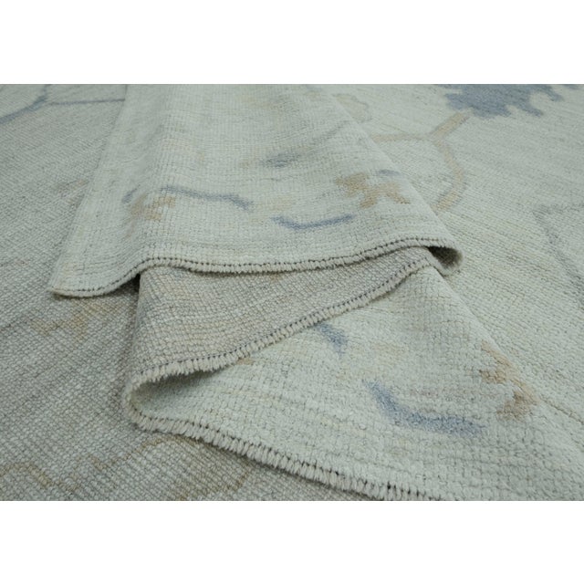 Textile Turkish Oushak Rug 10'2" x 14' #18701 For Sale - Image 7 of 8