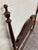This is a beautiful vintage Chippendale style convertible queen/full poster headboard crafted in the Colonial Revival...