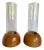 1960s Danish Modern Hurricane Candle Holder Pair For Sale