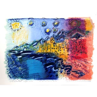 Wayne Ensrud, Camogli Italy, Lithograph For Sale