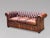 Antique Victorian Chesterfield Three-Seater Sofa in Brown Leather, 1890 For Sale - Image 11 of 12