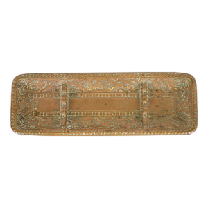 Marshall Field & Co. Antique Viking Bronze Pen Tray, Circa 1910