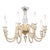 1960s Scintillating 8-Light Venetian Glass Chandelier For Sale