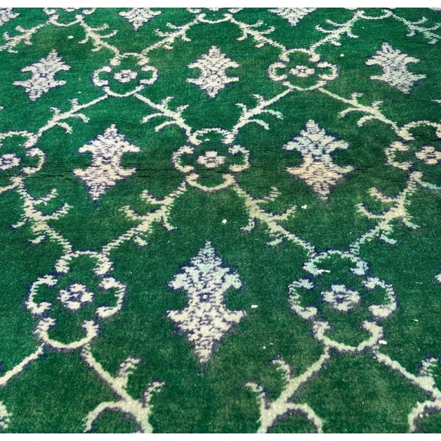 Turkish Hand-Knotted Kayseri Rug For Sale - Image 9 of 11