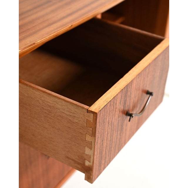 Vintage Scandinavian Teak Desk, 1950s For Sale - Image 10 of 11