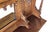 Brown Antique Victorian Revival Quartered Oak Stick & Ball Hanging Shelf, 1890 For Sale - Image 8 of 11