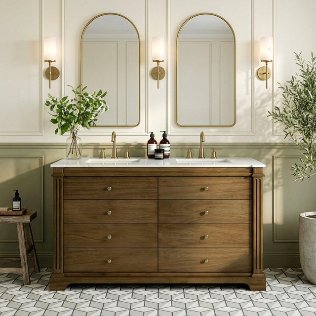 The Butler Specialty Company Rachelle Double Bathroom Vanity combines classic design with elevated craftsmanship,...