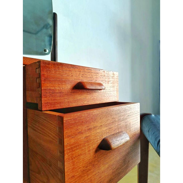 Vintage Danish Design Dressing Table, 1950s For Sale - Image 4 of 10