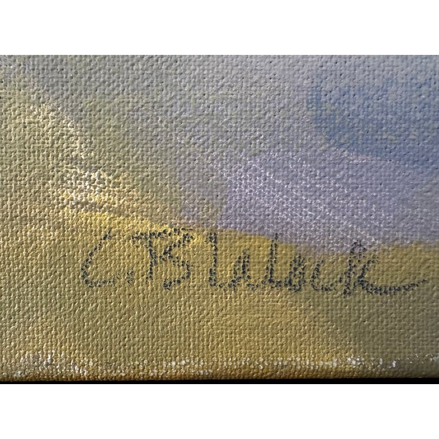 Clara Blalock “The Marsh at Rockport” – Oil on Canvas – Signed & Documented Provenance For Sale - Image 4 of 6