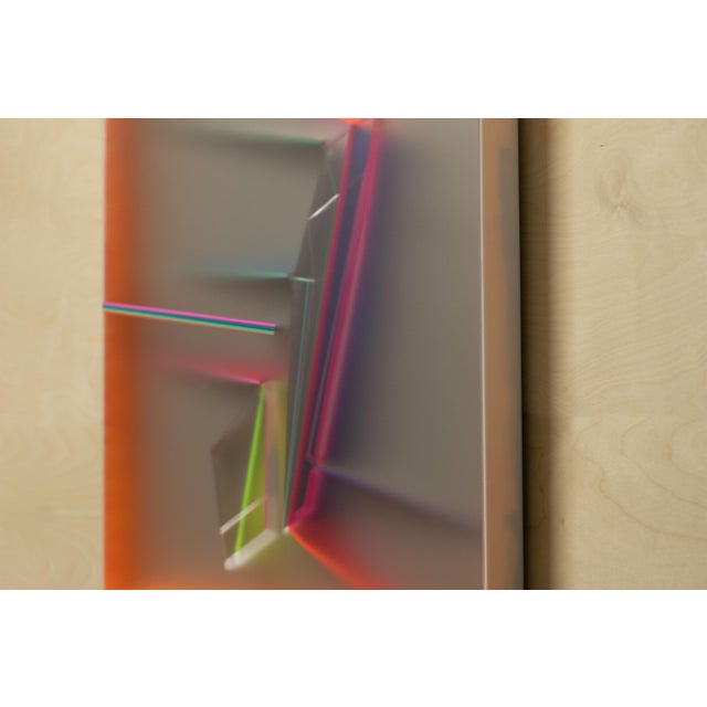 Kal Mansur, Future Summary Twenty-Five: Abstract Wall Sculpture, 2025, Acrylic Glass and Polymer For Sale - Image 6 of 8