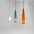 Glass Vintage Glass Pendant Lamps from Kastrup Holmegaard, 1960s, Set of 3 For Sale - Image 7 of 18