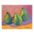 Vibrant Pears, Colorful, Contemporary Oil Painting For Sale