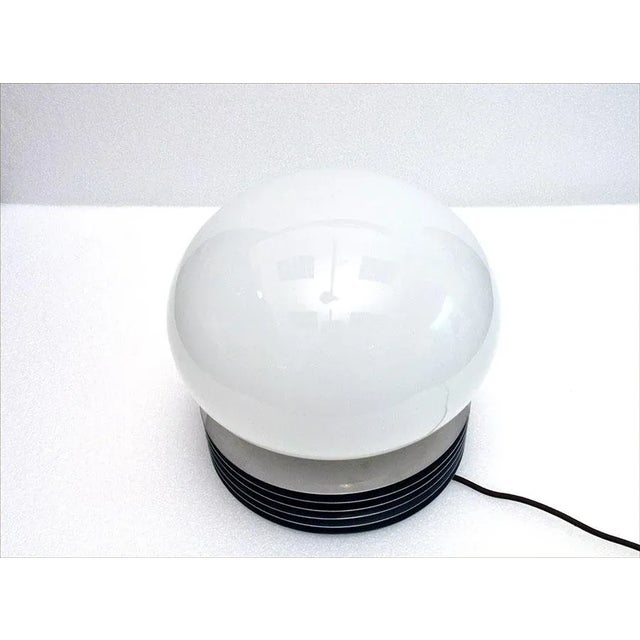 Table Lamp in Steel and Blown Glass from Tronconi, 1970s For Sale - Image 3 of 10