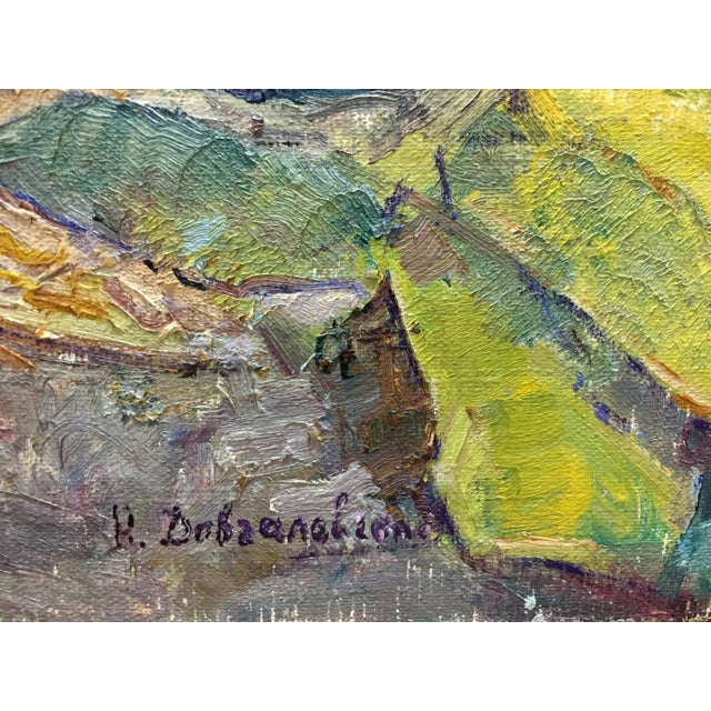 1970s Oil Painting Flowers Dovgalevskaya Vera Veniaminovna For Sale - Image 9 of 12