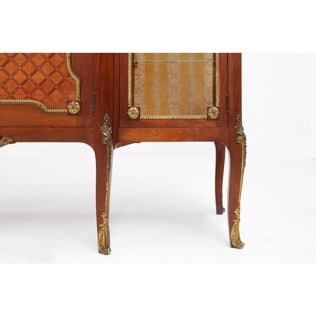 Louis XVI Display Cabinet in Marquetry with Light, France, 1850s For Sale - Image 12 of 18