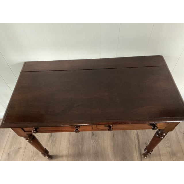 Victorian Late 19th. Century Writing Desk/ Console Table For Sale - Image 3 of 3