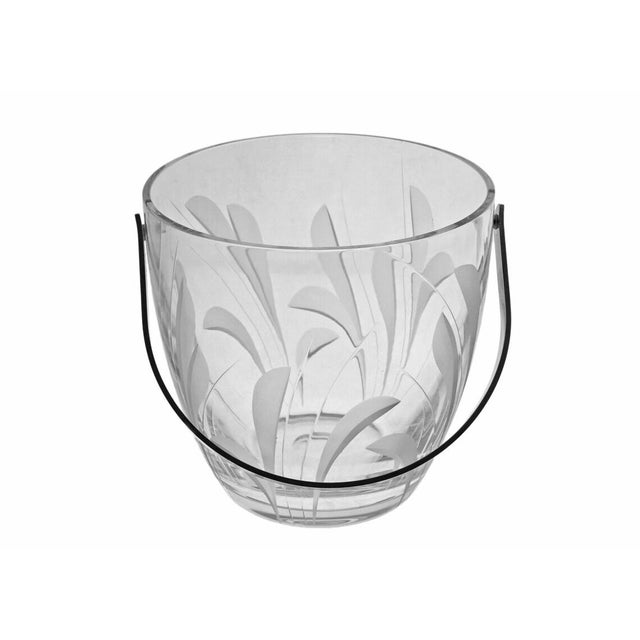 Elegant Atlantis crystal ice bucket with a practical swing handle and compact, nicely proportioned form. Its refined...