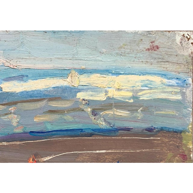 Campaign Sports Competition Oil Painting Original Socialist Realism Art Ukrainian Artist Sokolovsky G. 16-23 1960s For Sale - Image 3 of 6