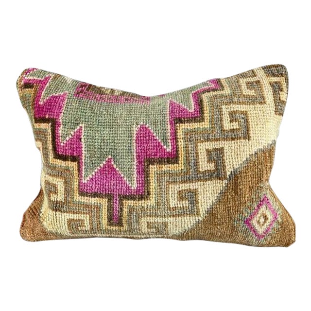 16 x 24 Rug Pillow Ottoman Havenly Turkish Pillow Cushion Cover For Sale
