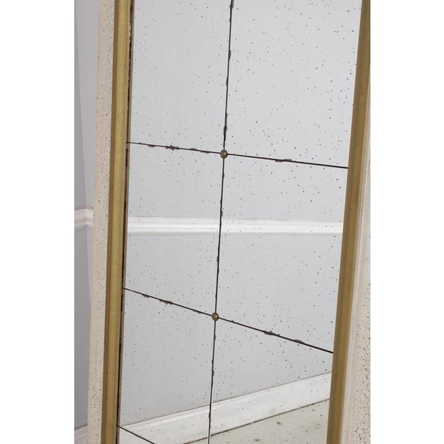 French Provincial Style Tall Floor Standing or Wall Mirror For Sale - Image 10 of 16