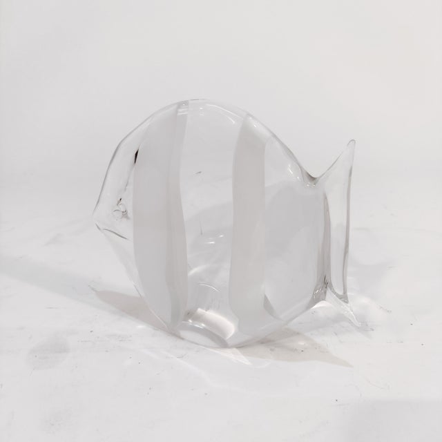 Murano Glass Fish Sculpture from Seguso, 1960s For Sale - Image 4 of 6