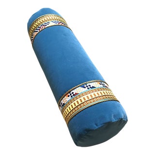 Hermes Colliers De Chien Vintage Silk Scarf Bolster Pillow III For Sale