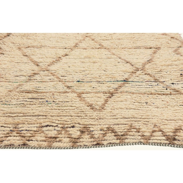 Late 20th Century Vintage Azilal Boucherouite Moroccan Rug, 03'03 X 04'08 For Sale - Image 5 of 10