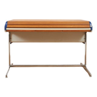 Action Office Desk in Walnut by George Nelson for Herman Miller, 1960s For Sale