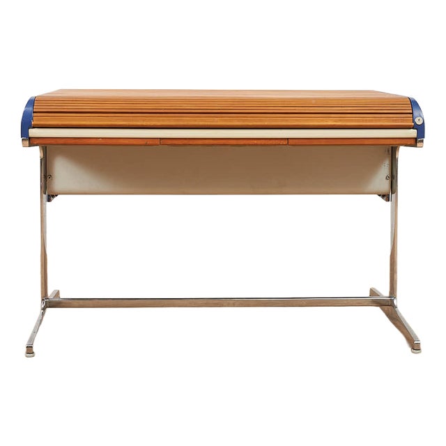 Action Office Desk in Walnut by George Nelson for Herman Miller, 1960s For Sale
