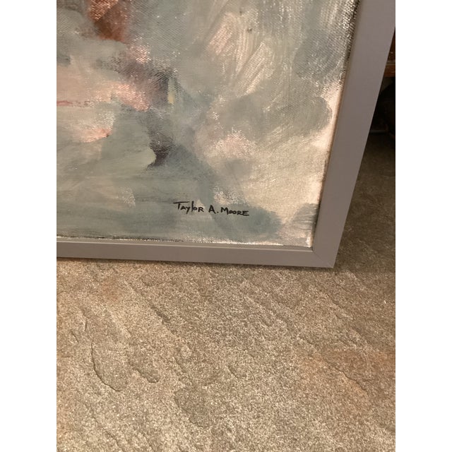 Figurative Contemporary Figurative Oil Painting by Taylor A. Moore, Newly Framed, 25" X 37" For Sale - Image 3 of 5