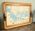 Vintage Nautical Serving Tray With Chesapeake Bay Chart and Rope Detail For Sale - Image 4 of 8