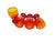 Glass Postmodern Juice Set from Barbara Glassworks, Poland, 1970s, Set of 4 For Sale - Image 7 of 10