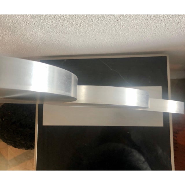 Metal Menashe Kadishman, Large 1970's Israeli Abstract Sculpture Steel Menashe Kadishman Tel Aviv Uprise, c.1970's For Sale - Image 7 of 12