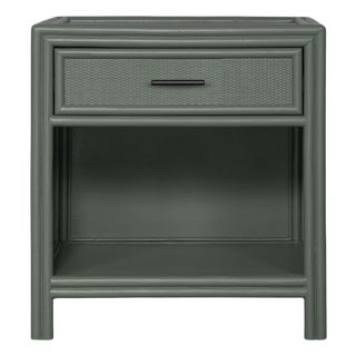 Bermuda One-Drawer Nightstand - Evergreen For Sale