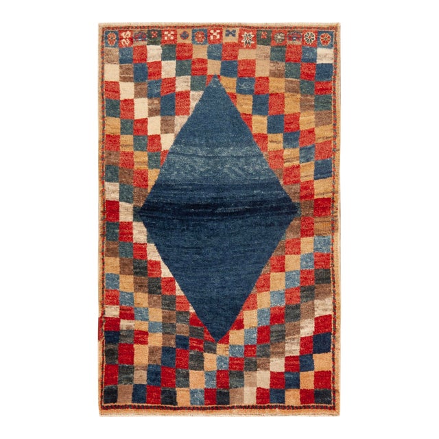 Nazmiyal Collection Vintage Persian Gabbeh Rug For Sale