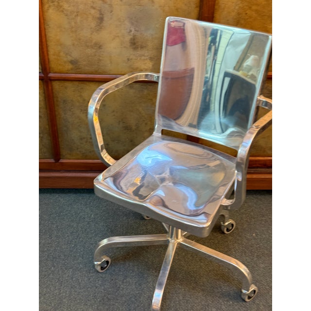 Emeco Philippe Starck for Emeco Hudson Swivel Armchair For Sale - Image 4 of 12