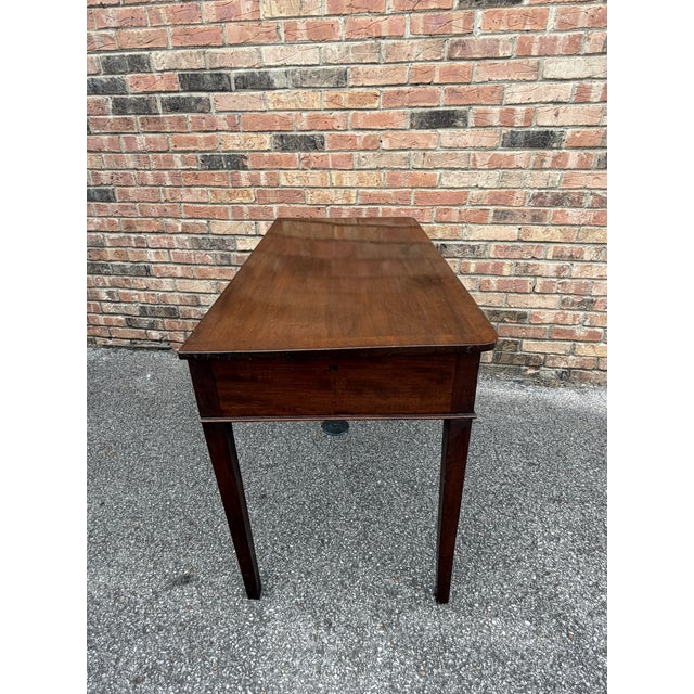 Wood 19th Century English Writing Desk For Sale - Image 7 of 10