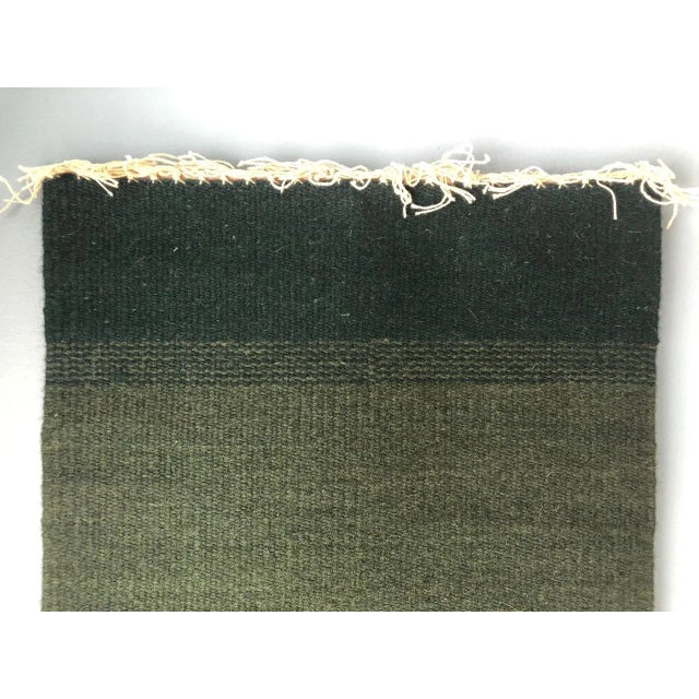 Robin Reider Southwestern Green Weaving For Sale - Image 11 of 13