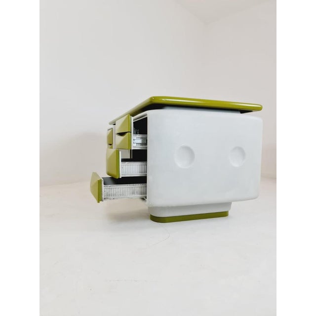 Space Age Writing Desk in Fiberglass by Ernest Igl for Wilhelm Werndl, 1970s For Sale - Image 10 of 11