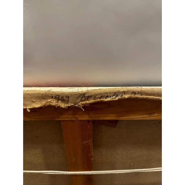 Jon Atac, Expression 2, 1989, Large Oil on Canvas For Sale - Image 13 of 14