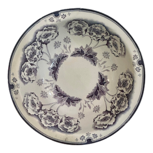 Early 1900’s Royal Doulton “Norbury” Blue Transferware Large Bowl or Basin