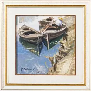 Eustaquio Segrelles, Reflections, Oil on Canvas