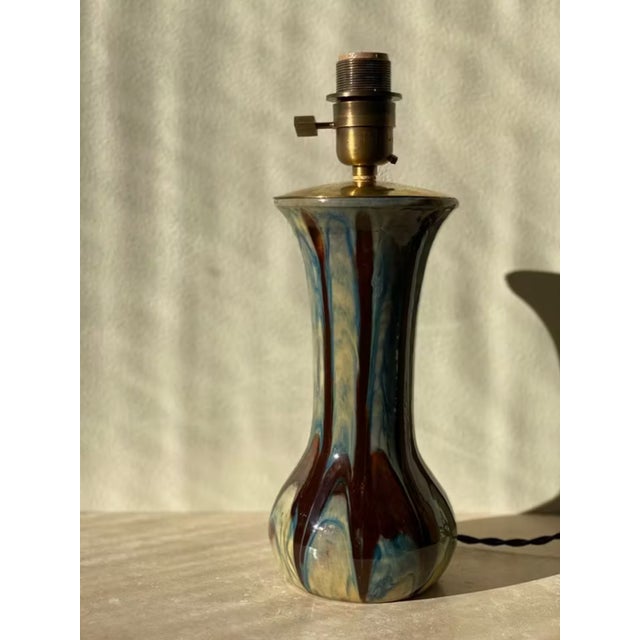 Antique Art Deco Table Lamp from Upsala Ekeby, 1910s For Sale - Image 8 of 10