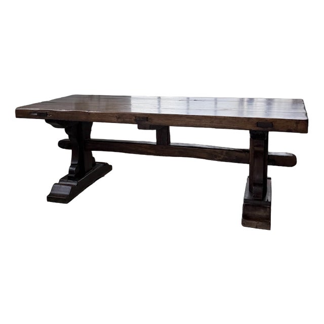 Oak Monastery Table, 19th Century For Sale