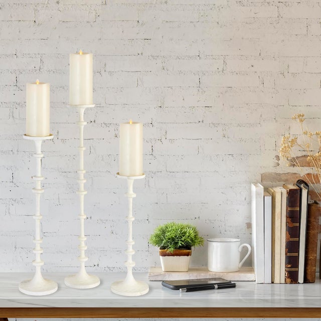 Modern Abacus Candle Stands, Set of 3 For Sale - Image 3 of 4