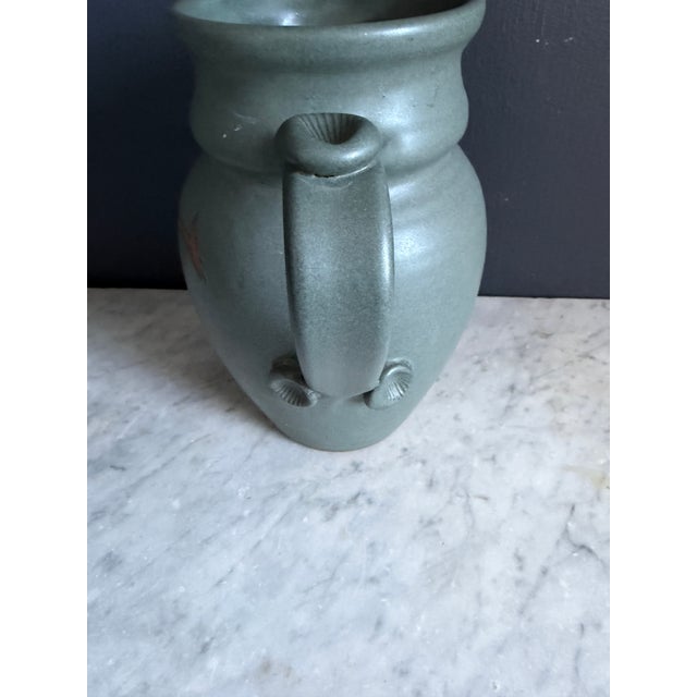 Gray Studio Pottery Pitcher by Yvonne Lynch, Nova Scotia For Sale - Image 8 of 10