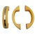 Art Deco Bright Yellow Bakelite Drawer Pulls W/ Chrome Strip, Set of 6 For Sale - Image 11 of 14
