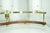 Mid-Century Modern Vintage Mid Century Modern Stilnovo Brass Walnut & Glass Sculptural Table Lamp For Sale - Image 3 of 11