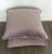 These are decorative Italian pillows in a designer quality soft velvet lilac purple heavyweight velvet. The fabric for...