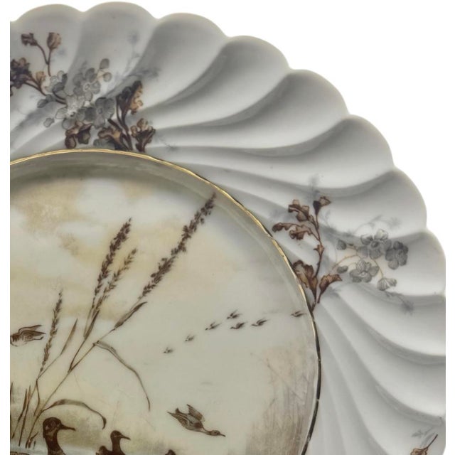 Late 19th Century Antique Haviland & Co. Limoges Game Birds Plates - Set of 4, C. 1887 For Sale - Image 5 of 11